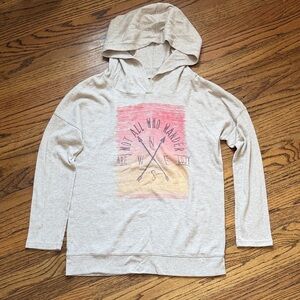 Sonoma Beige Hooded Sweatshirt with Graphic